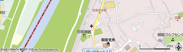 千葉県野田市東宝珠花206周辺の地図