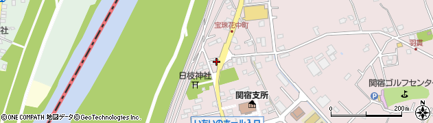千葉県野田市東宝珠花205周辺の地図