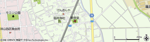 埼玉県白岡市篠津2075周辺の地図