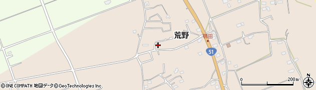 茨城県鹿嶋市荒野856周辺の地図