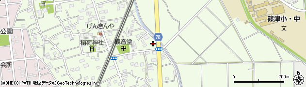 埼玉県白岡市篠津2080周辺の地図
