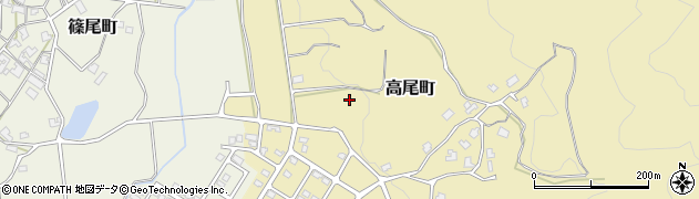福井県福井市高尾町周辺の地図