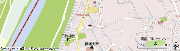 千葉県野田市東宝珠花181周辺の地図