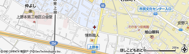 ほぐしやさん　東松山店周辺の地図