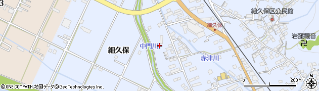 中門川周辺の地図