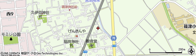 埼玉県白岡市篠津2096周辺の地図