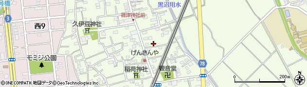 埼玉県白岡市篠津2099周辺の地図