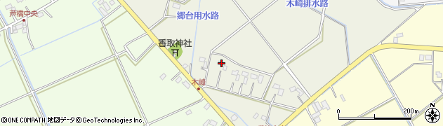 埼玉県春日部市木崎23周辺の地図