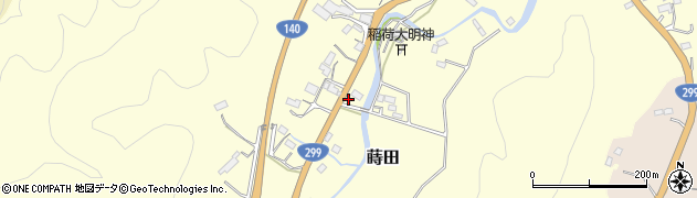 埼玉県秩父市蒔田2374周辺の地図