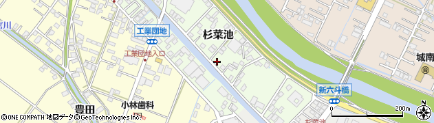 長野県諏訪市杉菜池周辺の地図