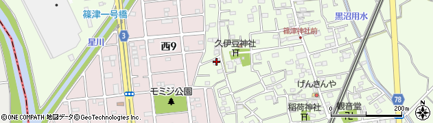 埼玉県白岡市篠津1787周辺の地図