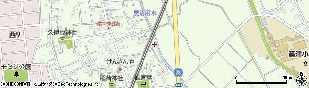 埼玉県白岡市篠津2109周辺の地図