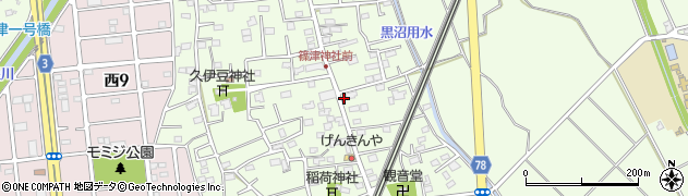 埼玉県白岡市篠津2105周辺の地図