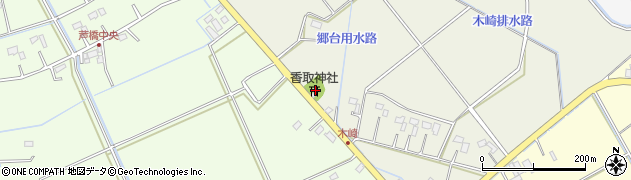 埼玉県春日部市木崎87周辺の地図