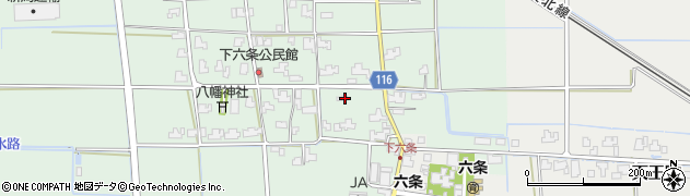 福井県福井市下六条町25周辺の地図