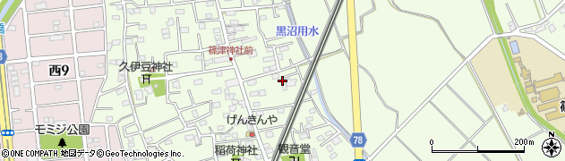 埼玉県白岡市篠津2107周辺の地図
