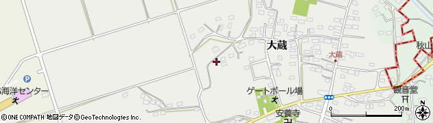 埼玉県比企郡嵐山町大蔵504周辺の地図