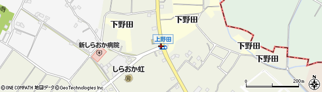 上野田周辺の地図