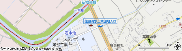 宇佐見産業株式会社　蓮田営業所周辺の地図