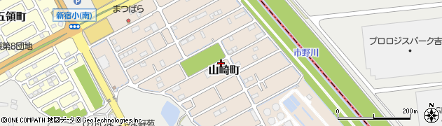 埼玉県東松山市山崎町周辺の地図