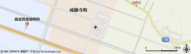 福井県福井市成願寺町10周辺の地図