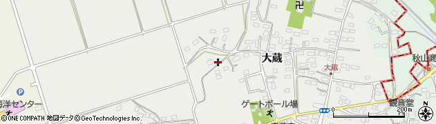 埼玉県比企郡嵐山町大蔵507周辺の地図