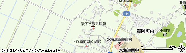 茨城県常総市豊岡町丙712周辺の地図
