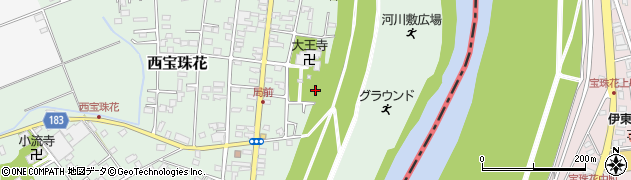 西宝珠花町通公園周辺の地図