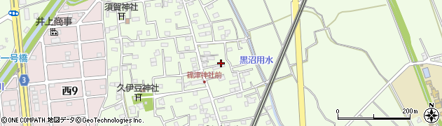 埼玉県白岡市篠津2125周辺の地図
