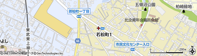 ＥＮＥＯＳ東松山中央ＳＳ周辺の地図