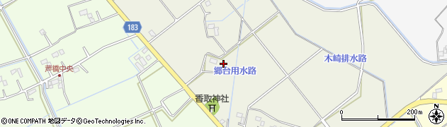埼玉県春日部市木崎109周辺の地図