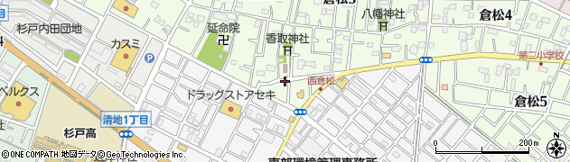 倉松集会所前周辺の地図
