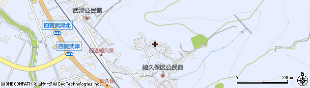 長野県諏訪市四賀（細久保）周辺の地図