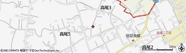 埼玉県北本市高尾3丁目31周辺の地図
