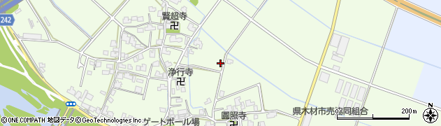 福井県福井市稲津町周辺の地図