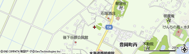 茨城県常総市豊岡町丙1611周辺の地図