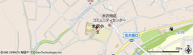 茅野市立米沢小学校周辺の地図