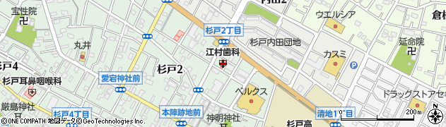 美容室シャンプー杉戸店周辺の地図