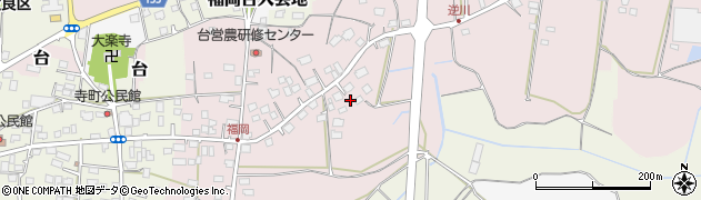 茨城県つくばみらい市台201周辺の地図
