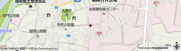茨城県つくばみらい市台22周辺の地図