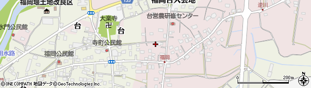茨城県つくばみらい市台21周辺の地図