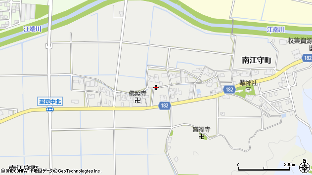 〒918-8032 福井県福井市南江守町の地図