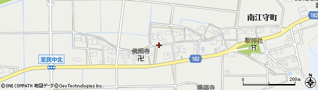 福井県福井市南江守町周辺の地図