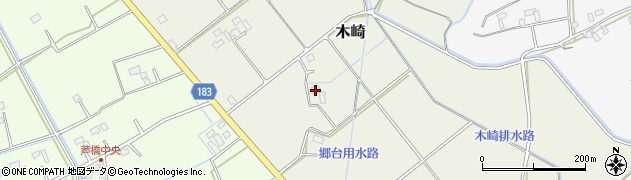 埼玉県春日部市木崎121周辺の地図