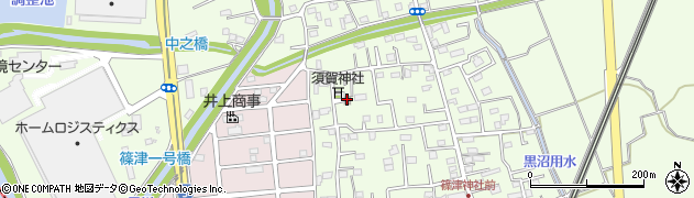 篠津横宿集会所周辺の地図