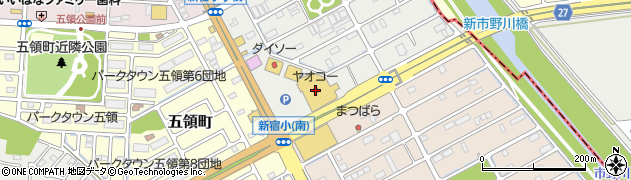 ヤオコー東松山新宿町店周辺の地図