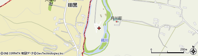 月川荘キャンプ場周辺の地図