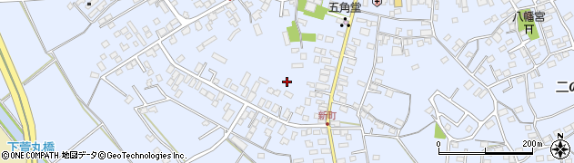 茨城県つくば市谷田部周辺の地図