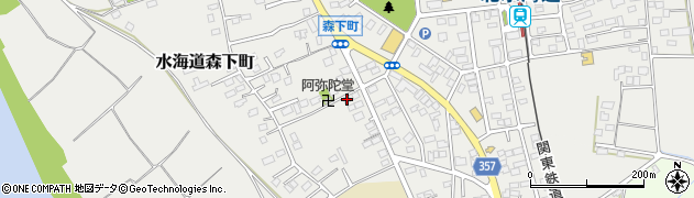 茨城県常総市水海道森下町3833-2周辺の地図