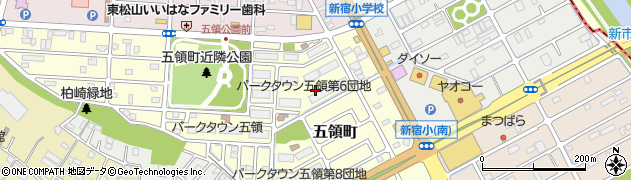 埼玉県東松山市五領町13周辺の地図